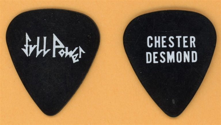 Full Power Chester Desmond Vintage Guitar Pick - 1995 Counterclockwise Tour