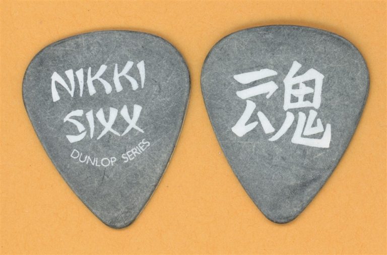 Motley Crue Nikki Sixx Vintage Tour Guitar Pick - 1997 Dunlop Artist Series