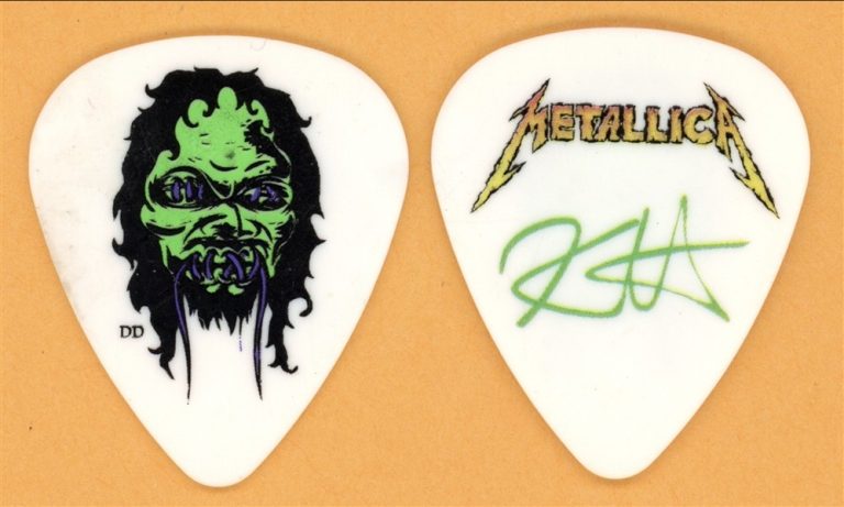 Metallica Kirk Hammett Vintage Guitar Pick - 2008 Death Magnetica Tour