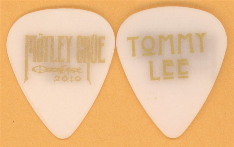 Motley Crue Tommy Lee Vintage Guitar Pick - 2010 Ozzfest Tour