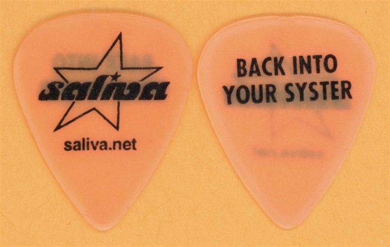 Saliva Wayne Swinny Vintage Guitar Pick - 2002 Back into Your System Tour