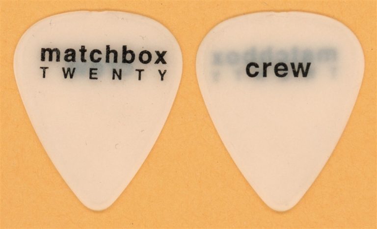 Matchbox 20 20 Crew Vintage Guitar Pick - 2000 US Tour