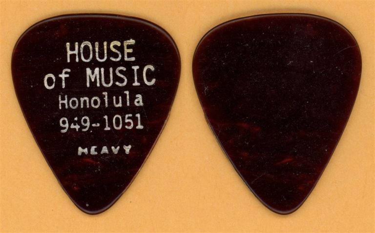 House of Music Honolula Vintage Guitar Pick