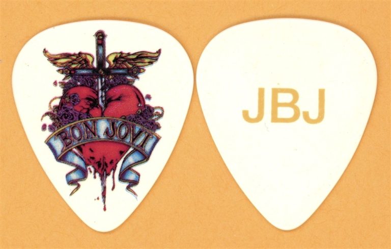 Bon Jovi JBJ Vintage Guitar Pick - 2008 Lost Highway Tour