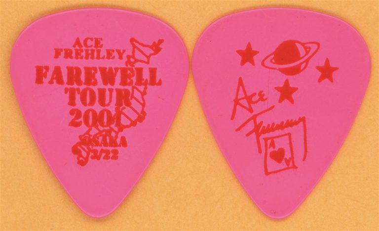 KISS 2000 Farewell Tour Ace Frehley Vintage Guitar Pick - Osaka, JPN