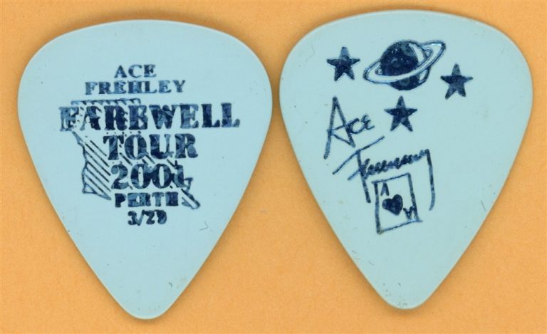 KISS 2000 Farewell Tour Ace Frehley Vintage Guitar Pick - Perth, AUS