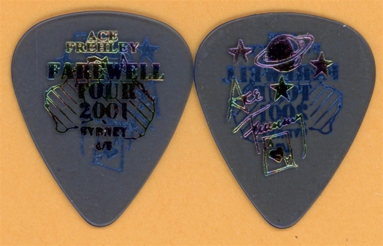 KISS 2000 Farewell Tour Ace Frehley Vintage Guitar Pick - Sydney, AUS