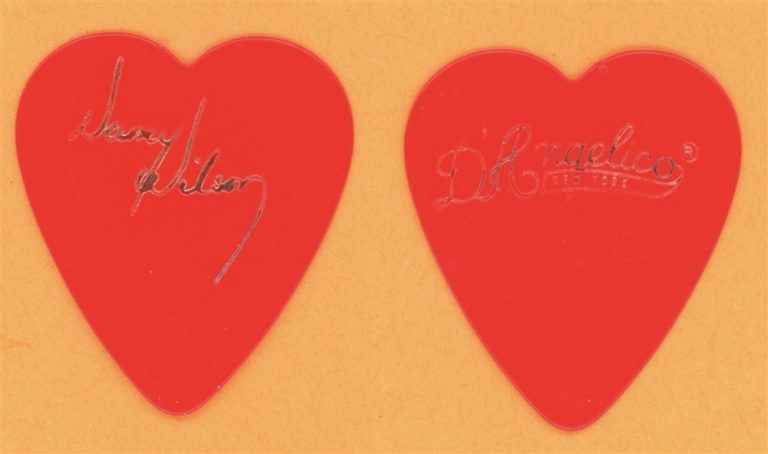Heart Nancy Wilson Vintage Guitar Pick - 1982 Private Audition Tour