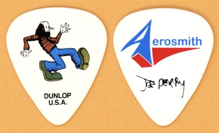 Aerosmith Joe Perry American Pickers Vintage Guitar Pick - 2019 US Tour
