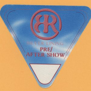 Bonnie Raitt 2002 Silver Lining Concert Tour AFTER SHOW Backstage Pass