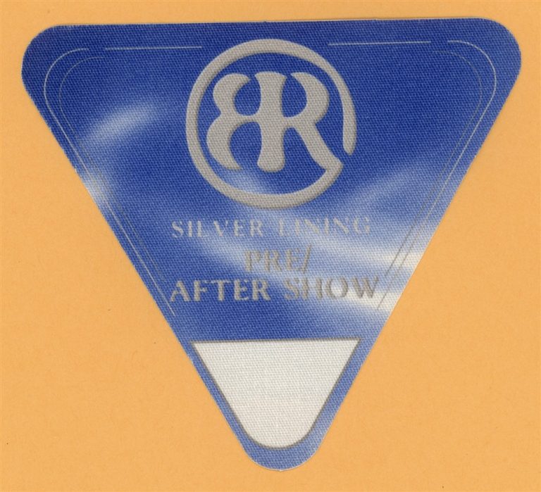 Bonnie Raitt 2002 Silver Lining Concert Tour AFTER SHOW Backstage Pass