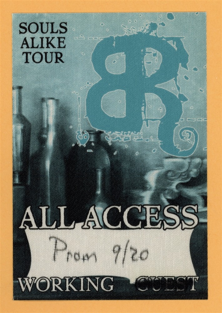 Bonnie Raitt 2005 Souls Alike Concert Tour ALL ACCESS Backstage Pass