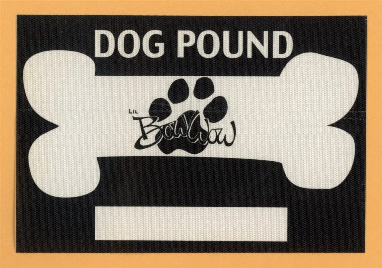 Bow Wow 2000 Beware of Dog Concert Tour DOG POUND Backstage Pass