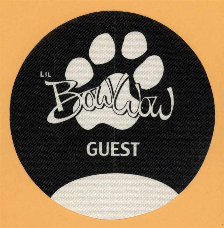 Bow Wow 2000 Beware of Dog Concert Tour GUEST Backstage Pass