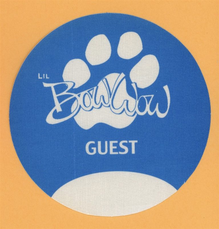 Bow Wow 2000 Beware of Dog Concert Tour GUEST Backstage Pass
