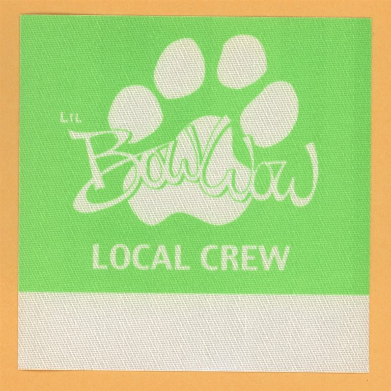 Bow Wow 2000 Beware of Dog Concert Tour LOCAL CREW Backstage Pass
