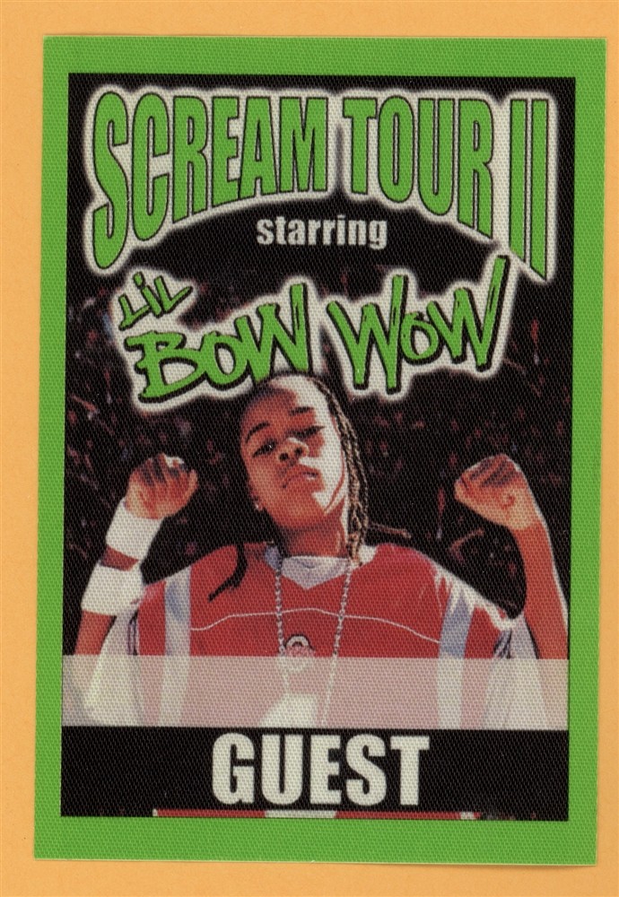 Bow Wow 2003 Scream Tour II Concert Tour GUEST Backstage Pass