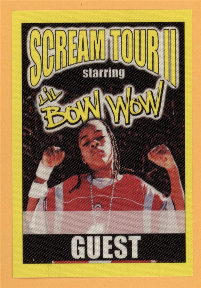 Bow Wow 2003 Scream Tour II Concert Tour GUEST Backstage Pass