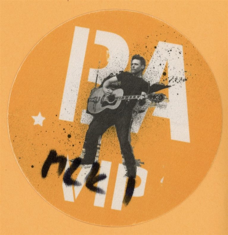 Bryan Adams 2014 30th Anniversary Concert Tour VIP Backstage Pass