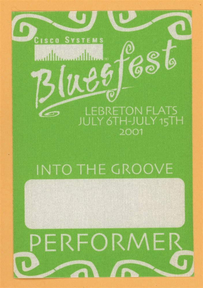 Emmylou Harris 2001 Bluesfest w/ Ben Harper Concert Tour Backstage Pass