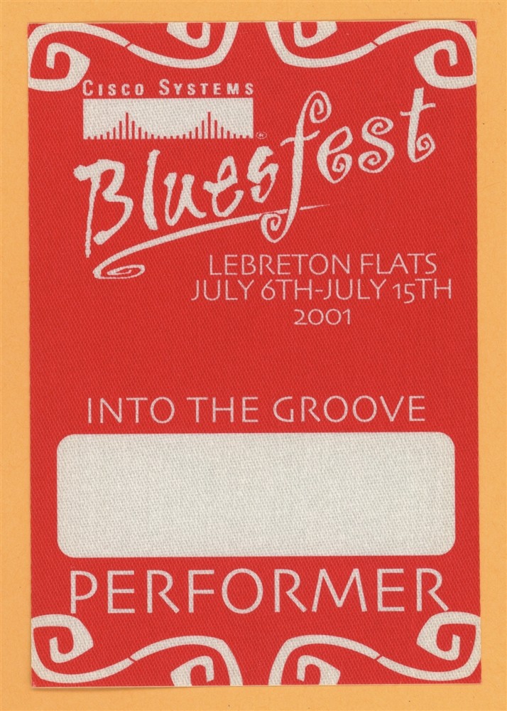 Emmylou Harris 2001 Bluesfest w/ Ben Harper Concert Tour Backstage Pass