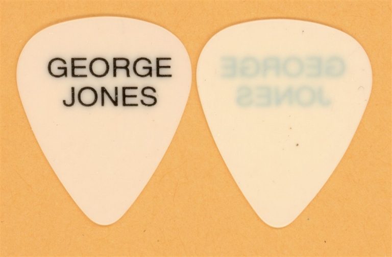 George Jones Vintage Guitar Pick - 1992 Walls Can Fall Tour