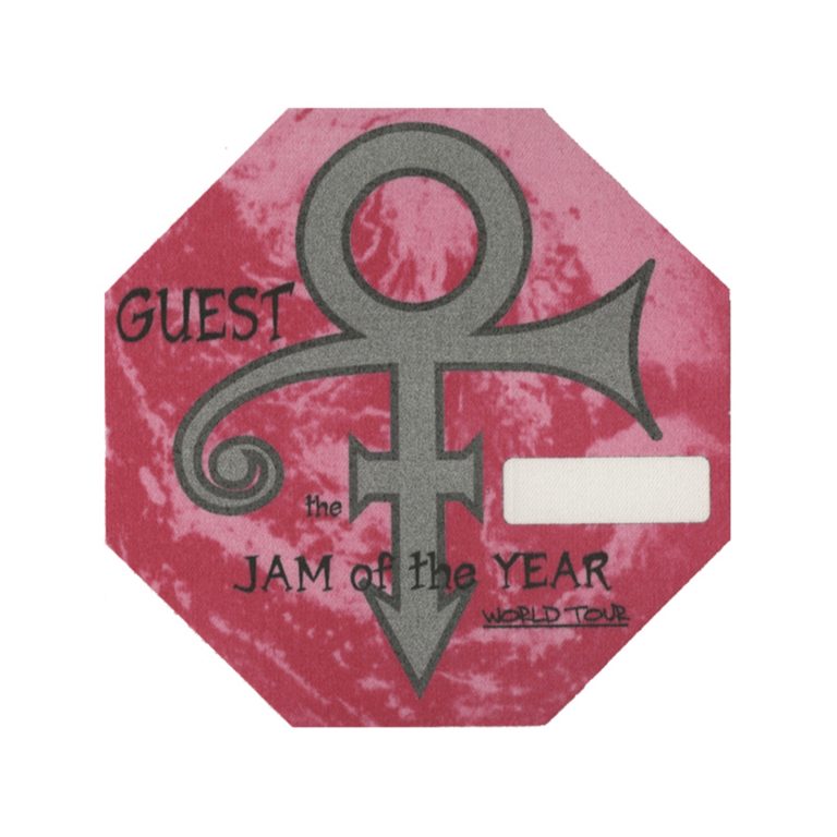 Prince 1997 Jam of the Year Concert Tour Guest Backstage Pass