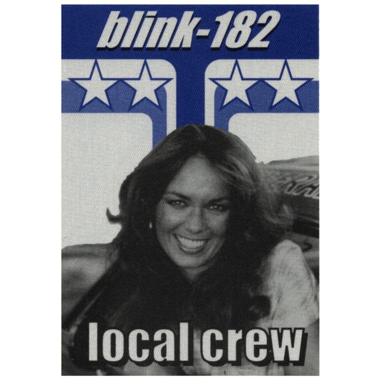 Blink 182 1999 Enema of the State Concert Tour Crew Backstage Pass