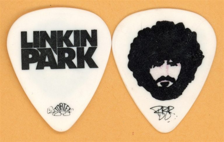 Linkin Park Brad Delson Vintage Guitar Pick - 2008 Minutes to Midnight Tour