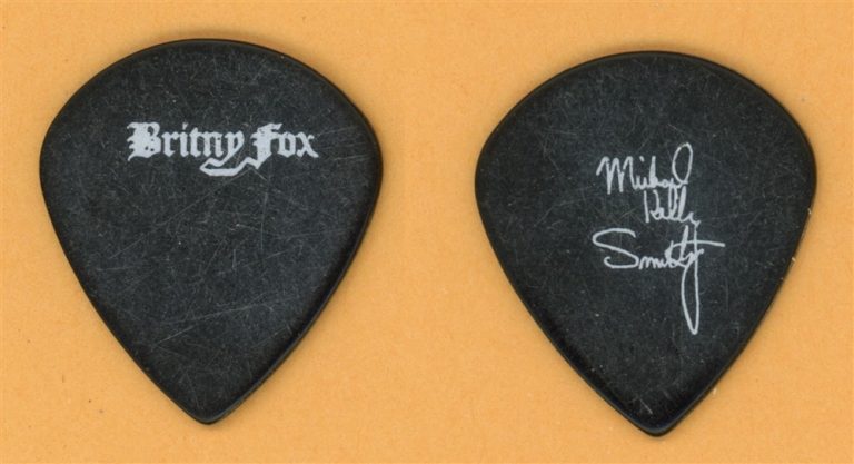 Britny Fox Michael Kelly Smith Vintage Guitar Pick - 1988 Self Titled Tour