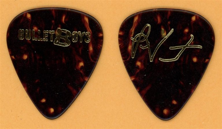 BulletBoys Lonnie Vincent Vintage Guitar Pick - 1988 Self Titled Tour