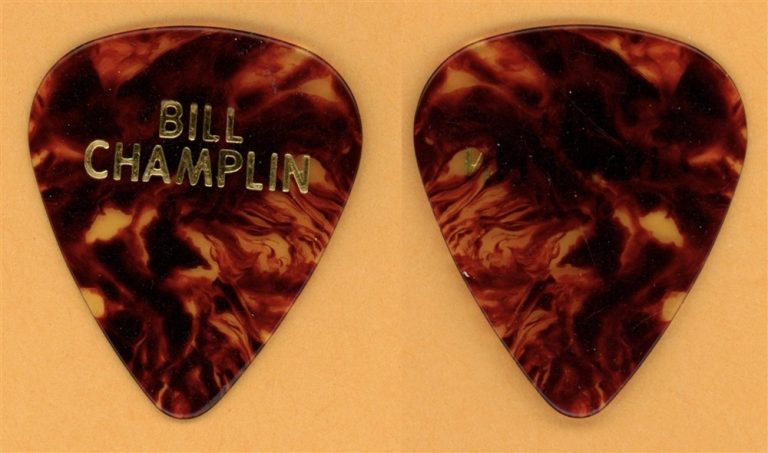 Chicago Bill Champlin Vintage Guitar Pick - 1991 Twenty 1 Tour