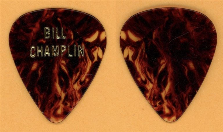 Chicago Bill Champlin Vintage Guitar Pick - 1991 Twenty 1 Tour
