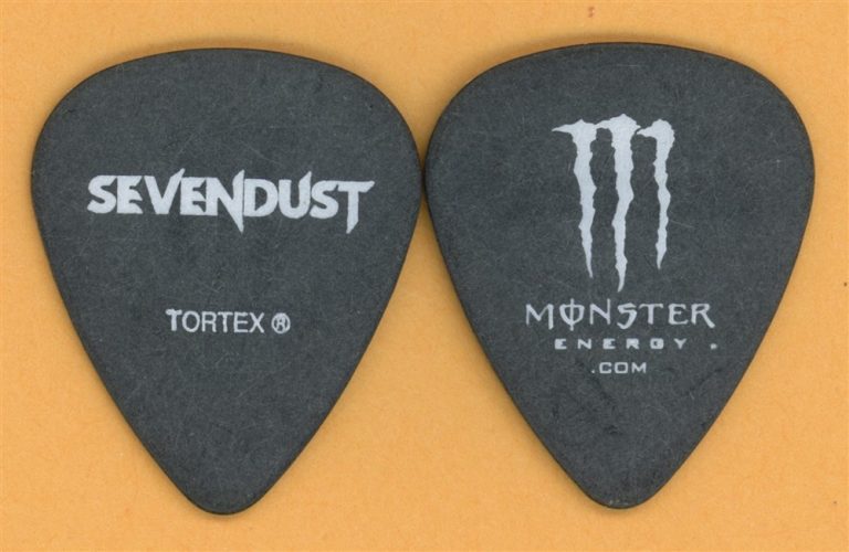 Sevendust Monster Music Vintage Guitar Pick - 2011 Cold Day Memory Tour