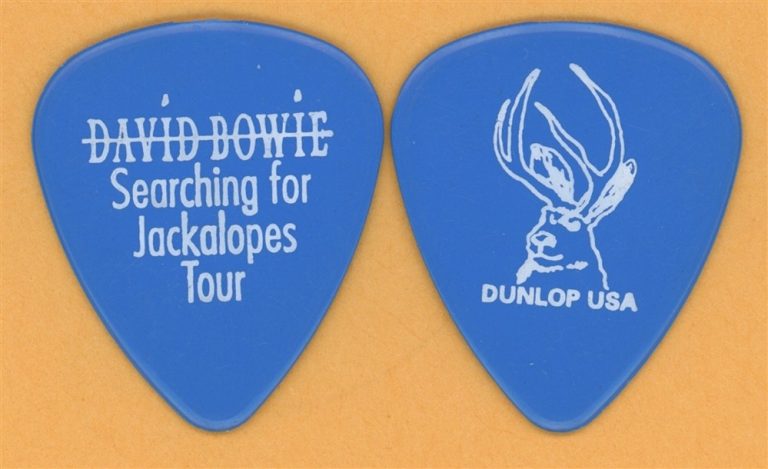 David Bowie Vintage Guitar Pick - 2002 Searching for Jackalopes Tour
