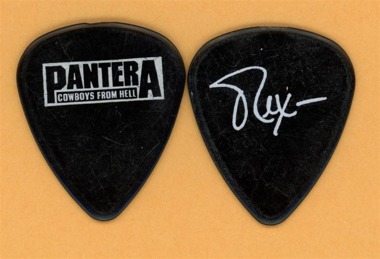 Pantera Rex Brown Vintage Guitar Pick - 1990 Cowboys from Hell Tour