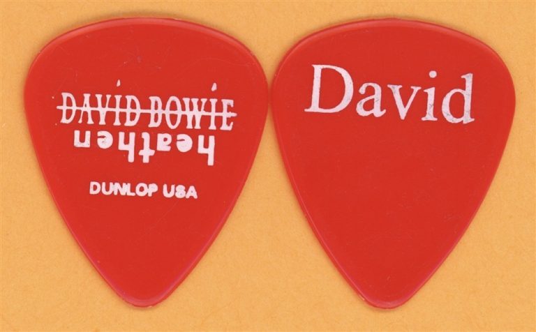 David Bowie Vintage Guitar Pick - 2002 Heathen Tour