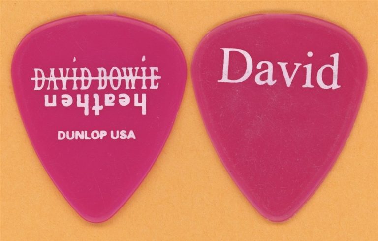 David Bowie Vintage Guitar Pick - 2002 Heathen Tour