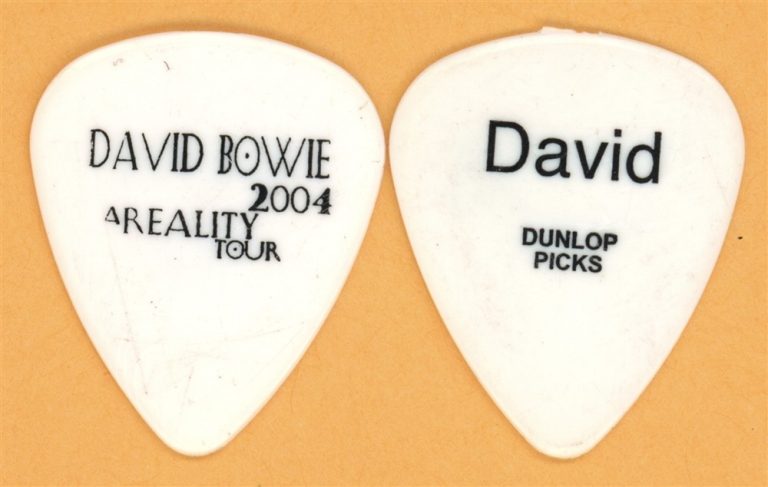 David Bowie Vintage Guitar Pick - 2004 A Reality Tour