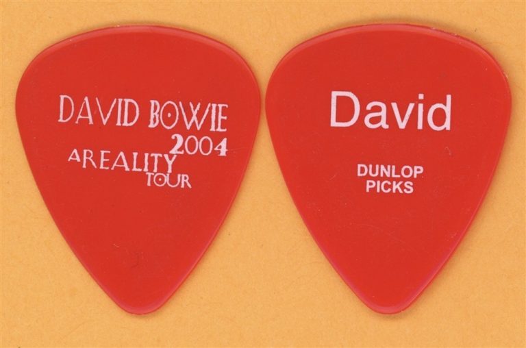 David Bowie Vintage Guitar Pick - 2004 A Reality Tour