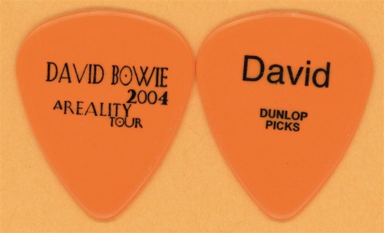 David Bowie Vintage Guitar Pick - 2004 A Reality Tour