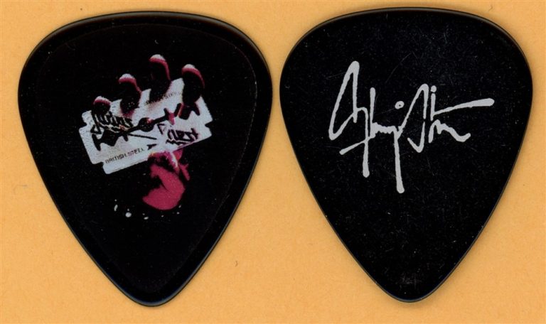 Judas Priest Glenn Tipton Vintage Guitar Pick - 2009 30th Anniversary Tour