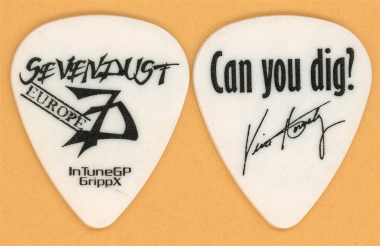 Sevendust Vince Hornsby Vintage Guitar Pick - 2011 Cold Day Memory Tour