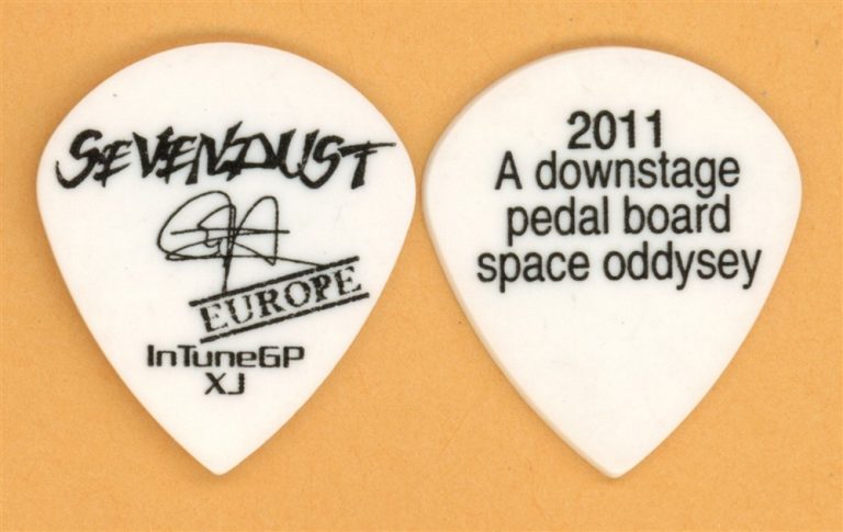 Sevendust John Connolly Vintage Guitar Pick - 2011 Cold Day Memory European Tour