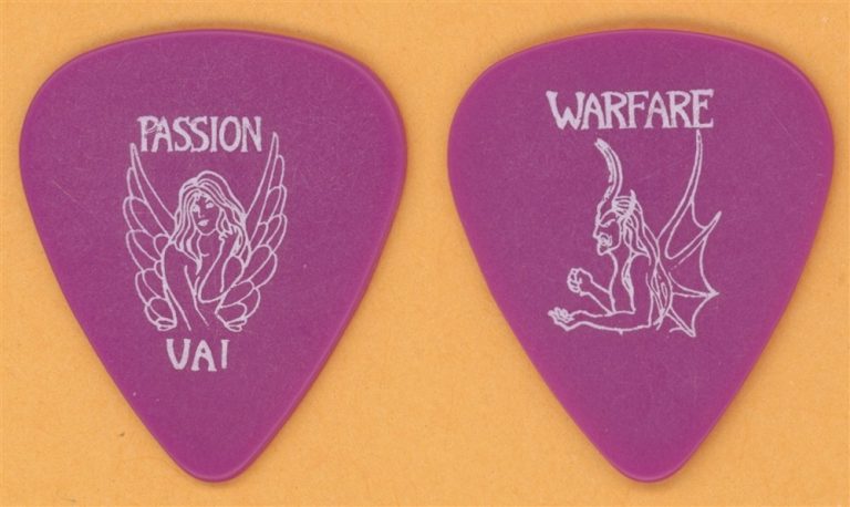 Steve Vai Vintage Guitar Pick - 1990 Passion and Warfare Tour