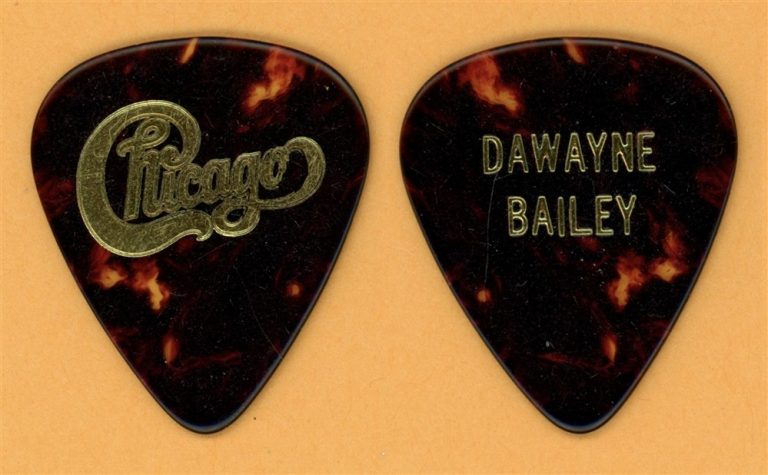 Chicago Dawayne Bailey Vintage Stage Guitar Pick - 1988 World Tour