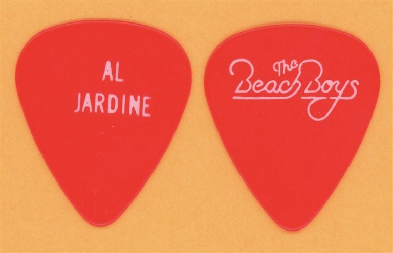 Beach Boys AL Jardine Vintage Guitar Pick - 1980 US Tour