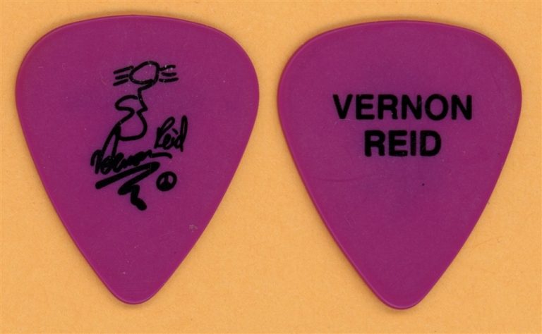 Living Colour Vernon Reid Vintage Guitar Pick - 1990 Time's Up Tour