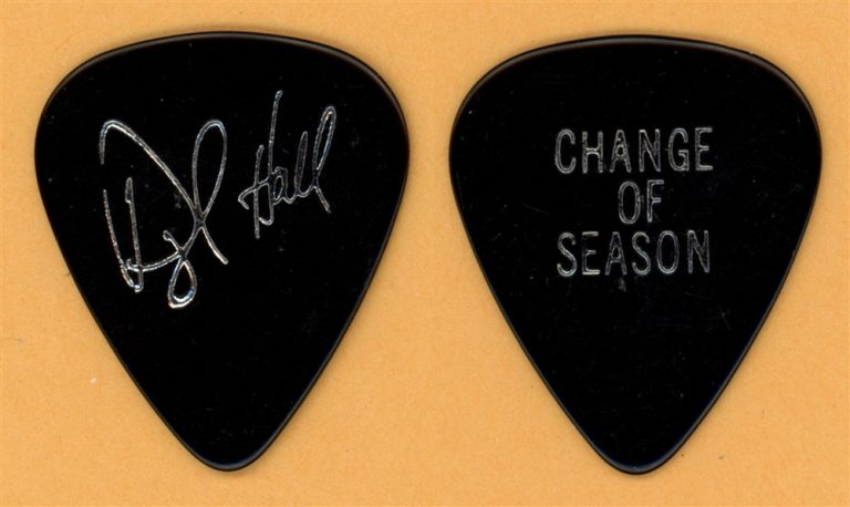 Hall & Oates Daryl Hall Vintage Guitar Pick - 1990 Change Of Season Tour
