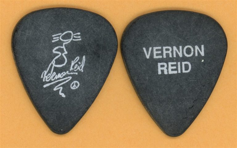 Living Colour Vernon Reid Vintage Guitar Pick - 1990 Time's Up Tour